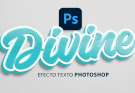 Efecto de texto 3D en photoshop
