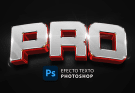 Efecto de texto 3D en photoshop