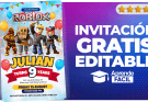 Invitación de Roblox Editable en Canva – Gratis