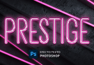Efecto de texto Neon en photoshop