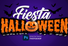 Efecto de Texto HALLOWEEN 3D en Photoshop