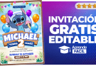 Como hacer Invitación Animada de Stitch en canva