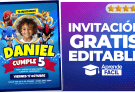 Como hacer Invitación Animada de Sonic  en canva